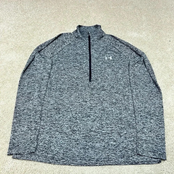 Under armour Jackets & Blazers - Under Armour HeatGear Activewear Jacket Gray Long Sleeve 1/2 Zip Women’s Medium
